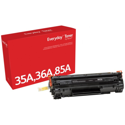 Xerox Everyday For HP 35A HP 36A HP 85A (CB435A/ CB436A/ CE285A) Standard, Toner Cartridge, Black (006R03708)