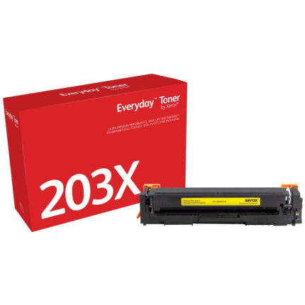 Xerox Everyday For HP 203X (CF542X) High, Toner Cartridge, Yellow (006R04182)