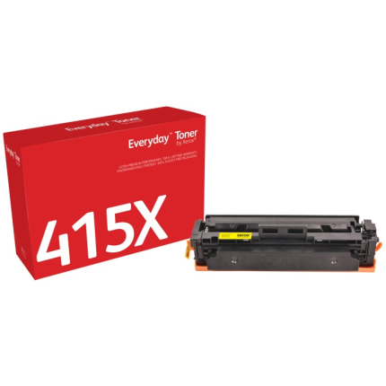 Xerox Everyday For HP 415X (W2032X) High, Toner Cartridge, Yellow (006R04190)