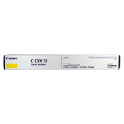 CANON TONER C-EXV 51 YELLOW (0484C002),  (0484C002)