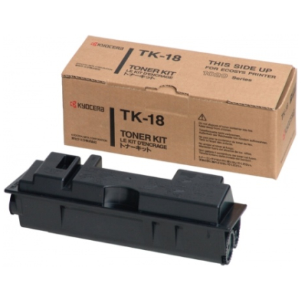 Kyocera TK-18 (1T02FM0EU0) Toner Cartridge, Black (1T02FM0EU0)
