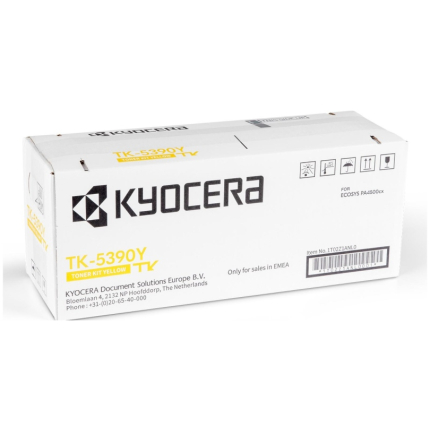 Kyocera TK-5390Y (1T02Z1ANL0) Toner Cartridge, Yellow (1T02Z1ANL0)
