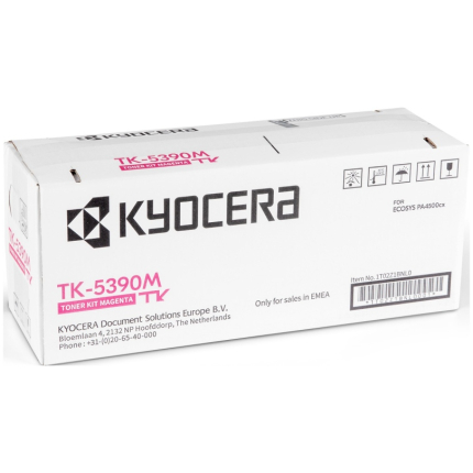 Kyocera TK-5390M (1T02Z1BNL0) Toner Cartridge, Magenta (1T02Z1BNL0)