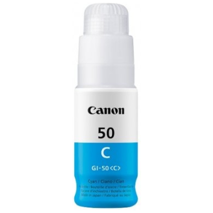 CANON GI-50 C (3403C001), CYAN, FOR INKJET PRINTERS, 7700 PAGES. (3403C001)