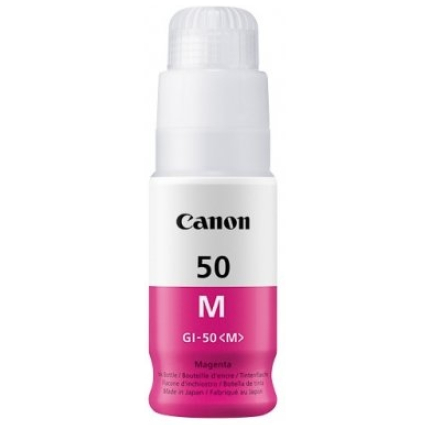 CANON GI-50 M (3404C001), MAGENTA, FOR INKJET PRINTERS, 7700 PAGES. (3404C001)