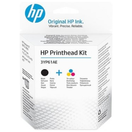 HP GT52 (3YP61AE) PRINTHEAD KIT, BLACK/TRI-COLOR,  (3YP61AE)