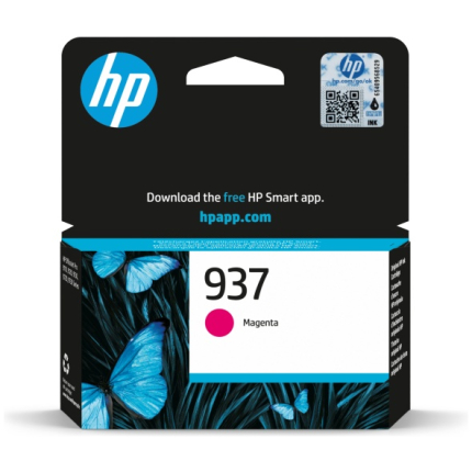 HP 937 (4S6W3NE) Ink Cartridge, Magenta (4S6W3NE)
