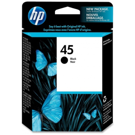 HP INK NO.45 BLACK 51645A Original  (51645AE)
