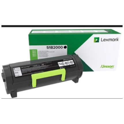 LEXMARK CARTRIDGE BLACK (51B2000) RETURN,  (51B2000)
