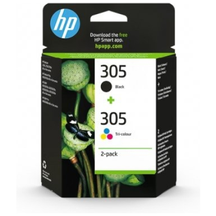 HP No.305 ink Black + Color Multipack (6ZD17AE)