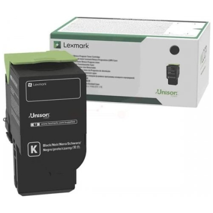 LEXMARK CARTRIDGE (78C2XK0) BLACK, FOR LASER PRINTERS, 8500 PAGES. (78C2XK0)