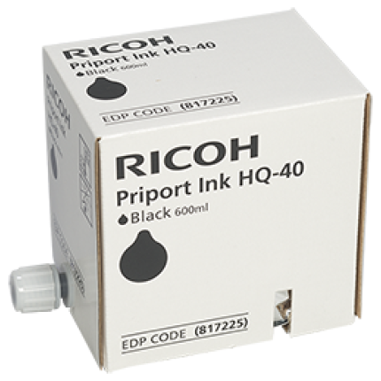 RICOH INK JP 4500 HQ 40 BLACK (817225),  (817225)