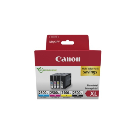 Canon PGI-2500XL (9254B010) Ink Cartridge Multipack, C/M/Y/BK (9254B010)