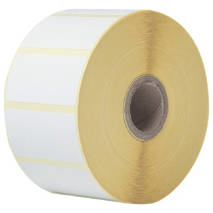 Brother BDE-1J026051-102 Direct Thermal Label Roll 51x26mm, 1900 labels, pack of 16, White (BDE-1J026051-102)