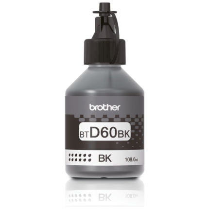 BROTHER CARTRIDGE BTD60BK INKJET, BLACK,  (BTD60BK)