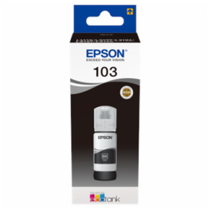 EPSON 103 ECOTANK BLACK 65ML,  (C13T00S14A)