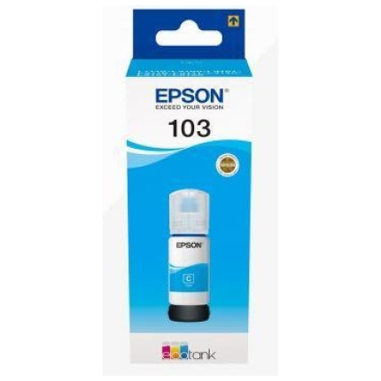 EPSON 103 ECOTANK CYAN 65ML, (C13T00S24A)