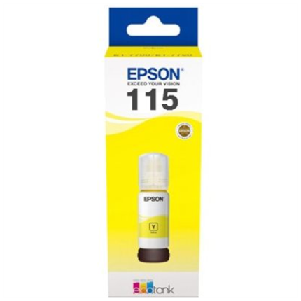 EPSON ECOTANK 115 YELLOW (C13T07D44A), FOR INKJET PRINTERS 6200 PAGES. (C13T07D44A)