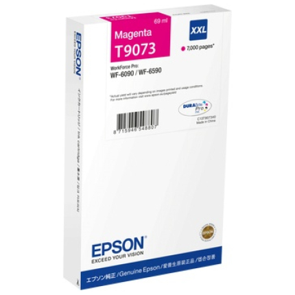 Epson T9073 XXL (C13T90734N) Ink Cartridge, Magenta (C13T90734N)