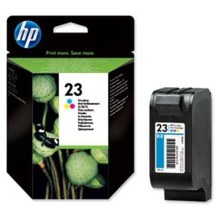 HP INK NO.23 TRICOLOR (C1823D),  (C1823D)