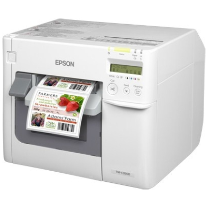Epson ColorWorks C3500 Label Printer Inkjet Colour 103 mm/sec USB Ethernet LAN (C31CD54012CD)