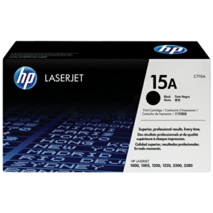 HP CARTRIDGE NO.15A BLACK (C7115A),  (C7115A)