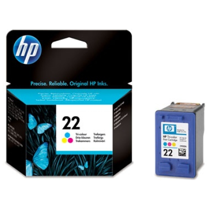 HP INK NO.22 TRI-COLOR (C9352AE),  (C9352AE)