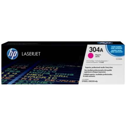 HP CARTRIDGE NO.304A MAGENTA (CC533A),  (CC533A)
