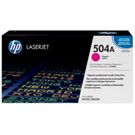HP CARTRIDGE NO.504A MAGENTA (CE253A),  (CE253A)