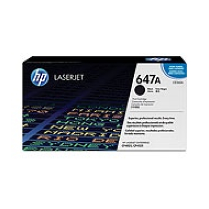 HEWLETT-PACKARD 647 BK (CE260A), BLACK, 8500 P.  (CE260A)