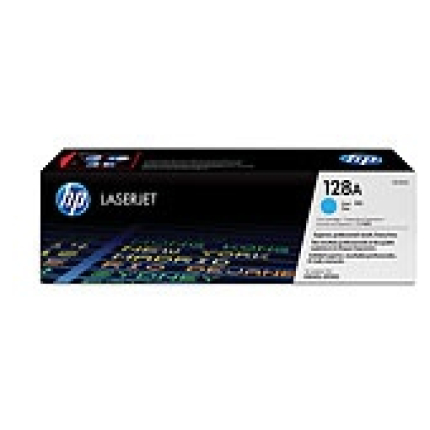HP CARTRIDGE NO.128A CYAN (CE321A),  (CE321A)