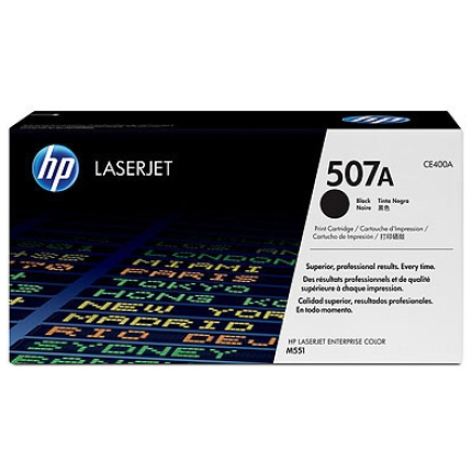 HP CARTRIDGE NO.507A BLACK (CE400A),  (CE400A)