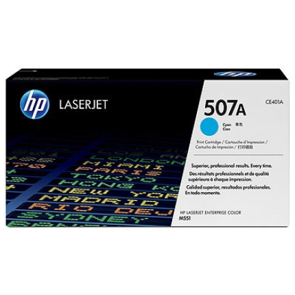 HP CARTRIDGE NO.507A CYAN (CE401A),  (CE401A)