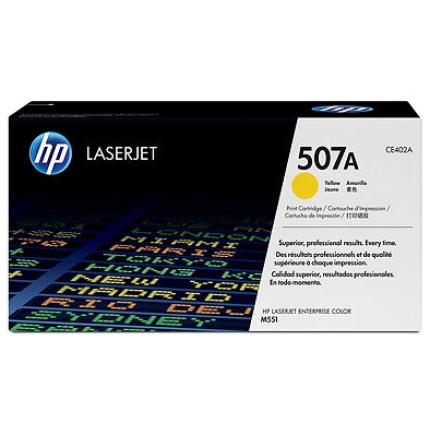 HP CARTRIDGE NO.507A YELLOW (CE402A),  (CE402A)