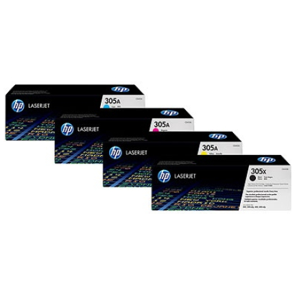 HP CARTRIDGE NO.305A YELLOW (CE412A),  (CE412A)