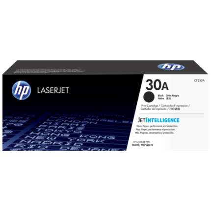 HP CARTRIDGE NO.30A BLACK (CF230A),  (CF230A)