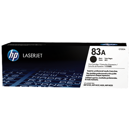 HP CARTRIDGE NO.83A BLACK (CF283A)