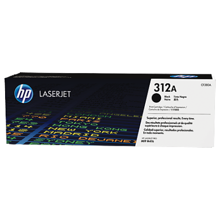 HP CARTRIDGE NO.312A BLACK (CF380A),  (CF380A)