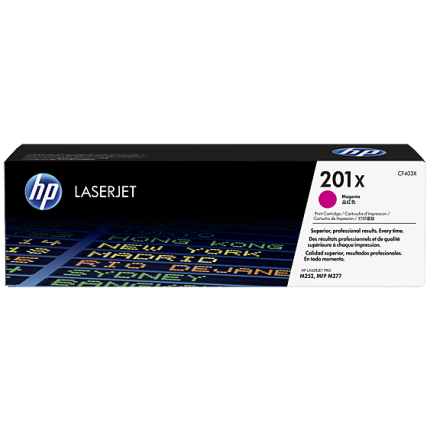 HP CARTRIDGE NO.201X MAGENTA HC 2,3K (CF403X),  (CF403X)