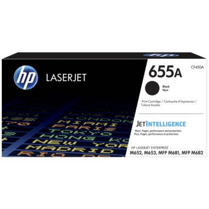 HP CARTRIDGE NO.655A BLACK (CF450A),  (CF450A)