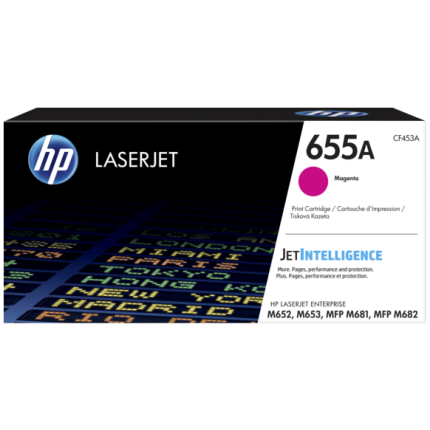 HP CARTRIDGE NO.655A MAGENTA (CF453A),  (CF453A)