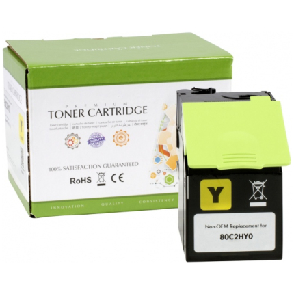 ANALOGS STATIC-CONTROL LEXMARK 802HY (80C2HY0), YELLOW, 3000 P.,  (CH/80C2HY0-STATIC-CONTROL)