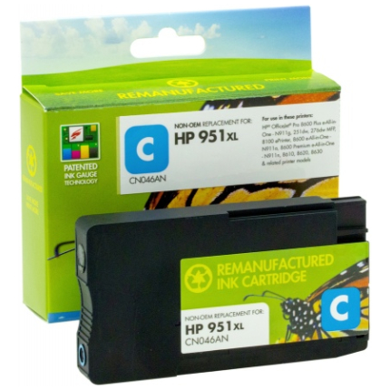 ANALOGS STATIC-CONTROL HP 951XL, CYAN, 1500 P.,  (CH/CN046AE-STATIC-CONTROL)