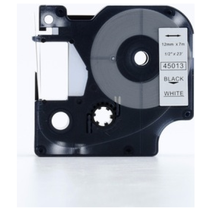 ANALOGSDYMO S0720530 D1 45013 TAPE 12MM X 7M BLACK ON WHITE,  (CH/S0720530)