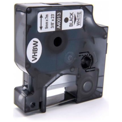 ANALOGS DYMO LABEL TAPE D40913 WHITE/BLACK (S0720680),  (CH/S0720680)