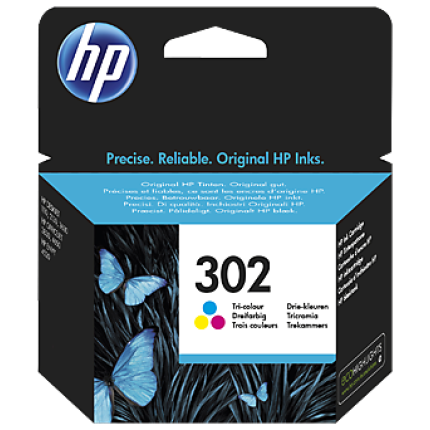 HP INK NO.302 COLOR (F6U65AE),  (F6U65AE)
