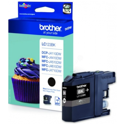 BROTHER INK LC 123 BLACK (LC123BK),  (LC123BK)