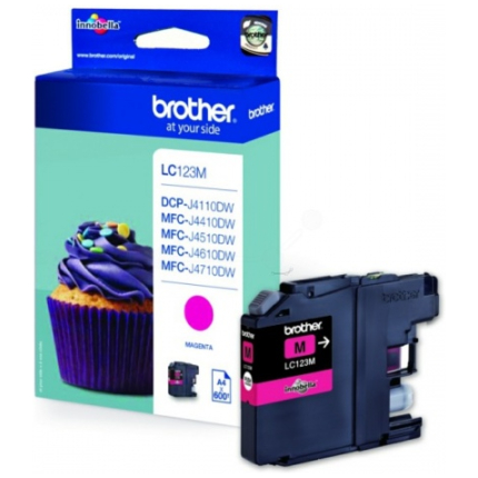 BROTHER INK LC 123 MAGENTA (LC123M),  (LC123M)