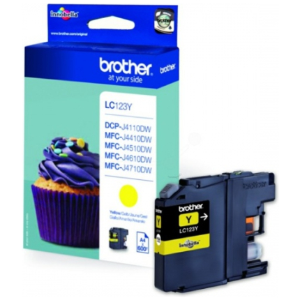 BROTHER INK LC 123 YELLOW (LC123Y),  (LC123Y)