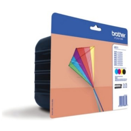 BROTHER INK LC 223 RAINBOW BLISTER (LC223VALBPDR),  (LC223VALBPDR)
